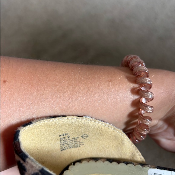 Leopard Print Wedge Heel Shoes - Picture 9 of 9